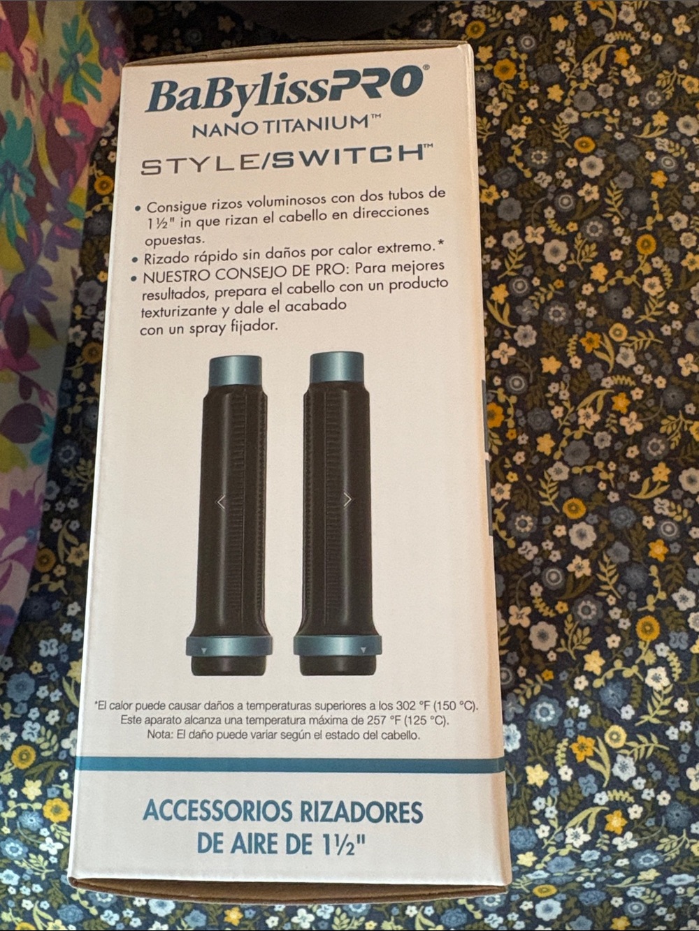BaBylissPRO Nano Totanium style switch 1 1/2 air curling attachments - Picture 3 of 4